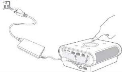 BENQ GS1 - Starting up the projector - 3