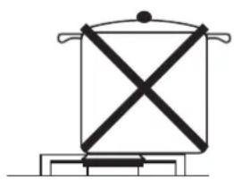 Simple line drawing of a rectangular container with X-shaped cross-bracing and a circular top (no text or symbols)
