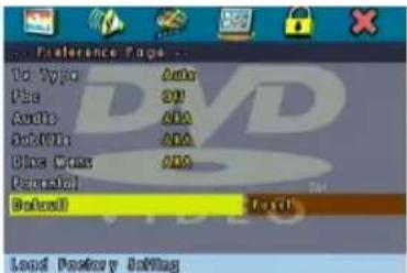 Preference Page To Style Auto Pass 321 Avio 400 AutoWin 400 Blue Cross 400 Panelool Select Select Load Factory Setting