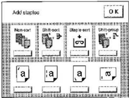 Add staples Non-sort Shift-sort Staple-sort Shift-group a a a OK