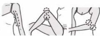 PANASONIC ES-EU10 - Areas not suitable for epilation - 1