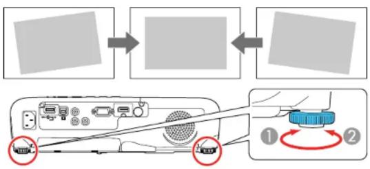EPSON Home Cinema 760HD - AdjustingthelmageHeight - 2