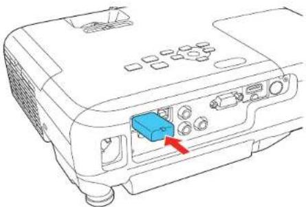 EPSON Home Cinema 760HD - InstallingtheWirelessLANModule - 1