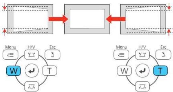 EPSON Home Cinema 760HD - CorrectingImageShapewiththeKeystoneButtons - 3