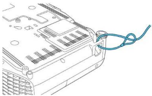 EPSON Home Cinema 760HD - InstallingaSecurityCable - 1