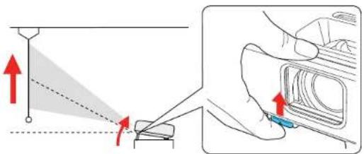 Diagram illustrating a cable or cable pin installation procedure with red arrows indicating direction and alignment, alongside a close-up of the pin's tip.