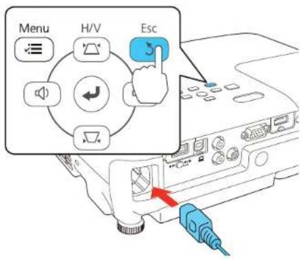 Menu H/V Esc