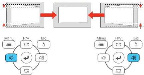 EPSON Home Cinema 760HD - CorrectingImageShapewiththeKeystoneButtons - 4