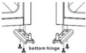 Magic Chef MCBR350B2 - CHANGING THE REVERSIBLE DOOR - 4