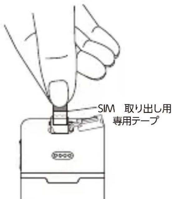 SIM 取り出し用 専用テープ