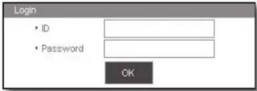 Login • ID • Password OK
