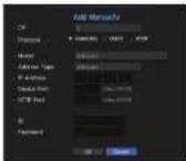 Hanwha XRN-1610P - To manually search for and register a network camera. - 1