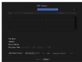 A&E Search File Name: Channel: Recorded: Record Play Start Time: A&E Export Device: 126.0000000000000000000000000000000000000000000000000000000000000000000000000000000000000000000000000000