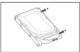 Hanwha XRN-2011 - • How to exchange an installed HDD - 2