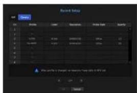 Hanwha XRN-2011 - Setting the network camera's recording profile - 1