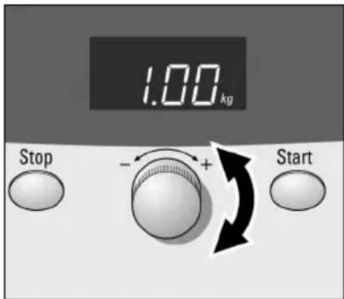 1.00 kg Stop - + Start