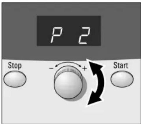 P 2 Stop - + Start