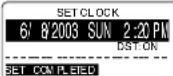 PANASONIC PV-D4733S - AJUSTE MANUAL DEL RELOJ - 2