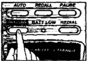 AUTO RECALL PAURE BATT LOW REDIAL MILK CHANGE
