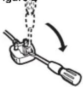 PANASONIC SC-HT995W - Open the fuse cover with a screwdriver. - 1