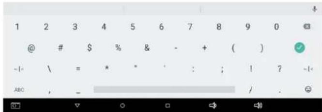 1 2 3 4 5 6 7 8 9 0 @ # $ % & - + ( ) ~1- \ = * * : ; 1 ? -1- ABC , - / .
