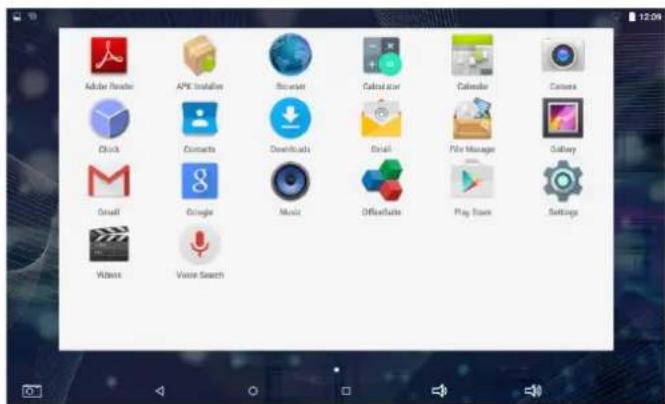 Adobe Reader PKT Installation Browser Calculator Calculator Canvas Click Contacts Downloads Email File Manager Galway Small Google Music Offsite Play Store Settings Video Voice Search