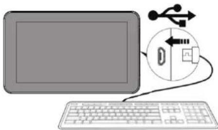Naxa NID-7020 - Connecting a USB device - 2