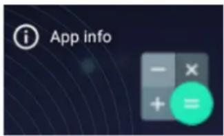 i App info - × + =