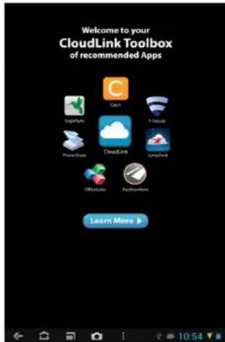 Welcome to your CloudLink Toolbox of recommended Apps SuperSync CATCH 1 Secure PowerShare CloudLink LumaLink OfficeTube Pacemaher Learn More >