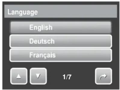 Language English Deutsch Français 1/7