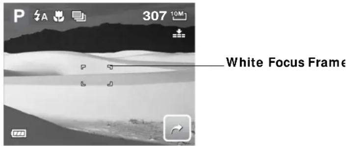 P A 307 10M White Focus Frame