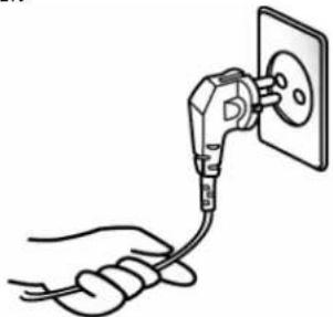 SAMSUNG BCD-1000DG - Do not pull the cable to unplug. - 2