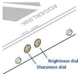 ADDBERLINK Brightness dial Sharpness dial