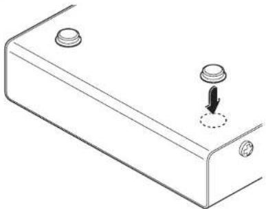Adder AV100 - Using the self adhesive feet - 1
