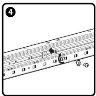 Diagram showing a mechanical or electrical component with labeled parts and directional arrows, including symbols like '1', '2', and '3'.