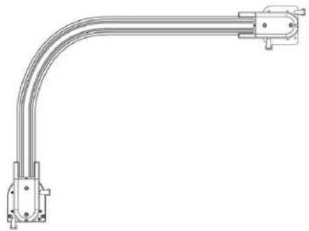 Crestron CSM-QMTDC-250-4-EX - Bent Track - 2