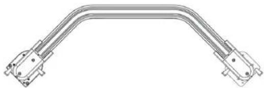 Crestron CSM-QMTDC-250-4-CN - Bent Track - 4
