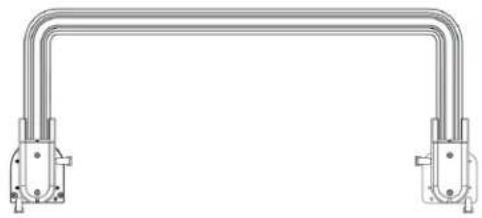 Crestron CSM-QMTDC-250-4-CN - Bent Track - 3