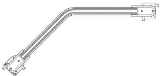 Crestron CSM-QMTDC-250-4-CN - Bent Track - 1