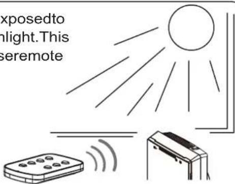 exposedto light. This seremote
