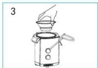 Campomatic JS700 - Using the juicer: - 3