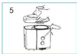 Campomatic JS700 - Using the juicer: - 5
