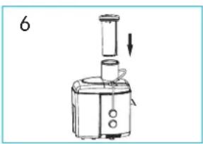 Campomatic JS700 - Using the juicer: - 6