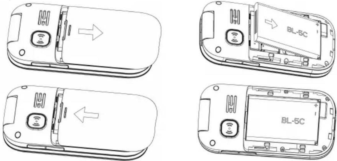 Infiniton Movil U1 - Installing the battery - 1