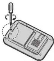 PANASONIC KX-HN4101 - Replacing the battery - 6
