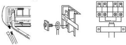 Mabe MMT12CDBWCC8 - connecting the indoor/outdoor electric cable - 1