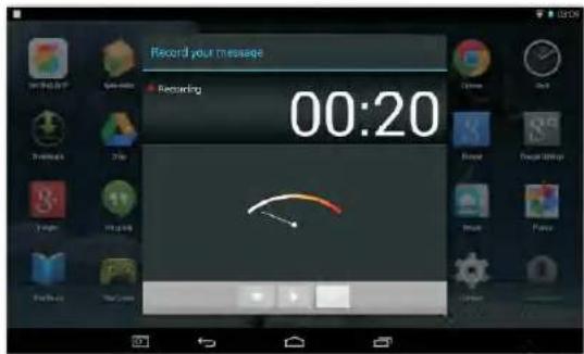 Record your message 00:20