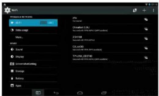 Wi-Fi Wireless & Networks Wi-Fi Data usage Main... WARNING Sound Display Screenshotsetting Storage Battery Apps 2TX (Instructions) Chrysler 3.16L/ Named with WiFi/NR/3 (WiFi available) ZSH08 Named with WiFi/NR/3 CU-500G Named with WiFi (WiFi available) TPLINK_CD7740 Named with WiFi/NR/3 (WiFi availa…