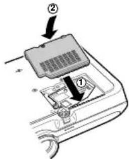 Diagram showing a device with labeled components, including a screen and a button, with Chinese annotations.