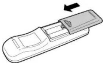 SHARP XG-MB55X - Inserting the Batteries - 3